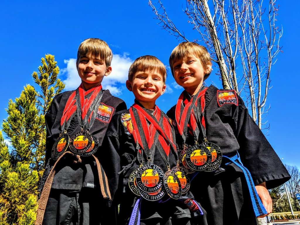 Potomac Kempo Tournament Victory Medals Winning Smiles